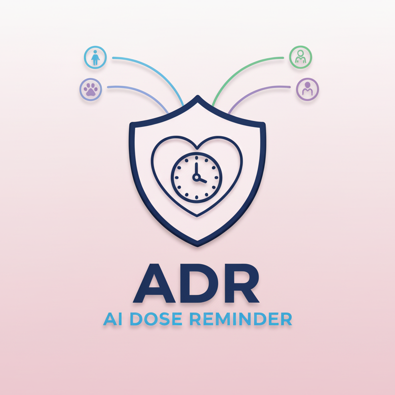 AI Dose Reminder (ADR) helps mothers, busy parents, and in-home caretakers to manage medication schedules and recurring treatments