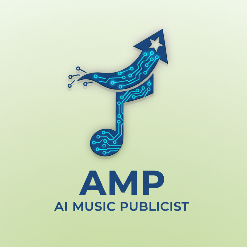 AI Music Publicist (AMP) announces and promotes a new album release or a new single to pitch playlists and music influencers